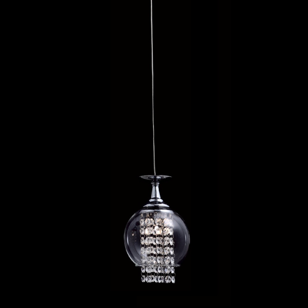 Потолочный подвесной светильник Crystal Lux CHIK SP1 CHROME